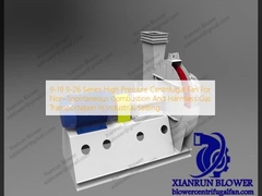 9-19 9-26 시리즈 고압 원심풍기 비자발화 및 산업 환경에서 무해한 가스 운송