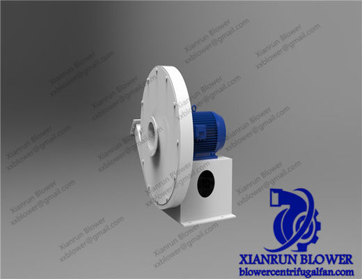 시멘트, 화학 처리 및 냉각 시스템에 광범위한 압력 범위와 높은 풍량 제공하는 산업용 원심 방사형 팬