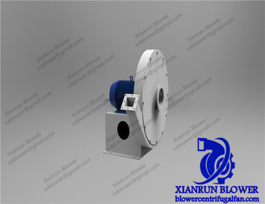 시멘트, 화학 처리 및 냉각 시스템에 광범위한 압력 범위와 높은 풍량 제공하는 산업용 원심 방사형 팬