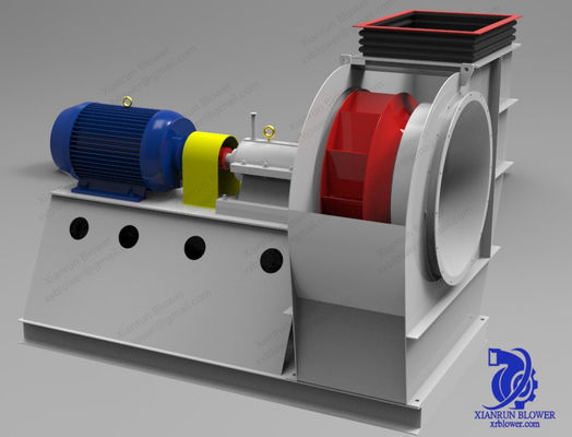 산업용 원심 팬 블로워, 시멘트 발전 및 집진 응용 분야의 공기 흐름을 위한 후향 곡선 설계
