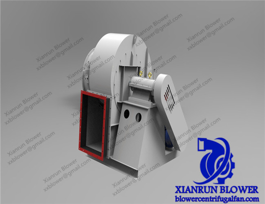탄소강 뒤처지는 원심분리기 팬 5KW - 맞춤화된 350KW 색